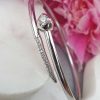 serpenti style wrap round bracelet with diamonds 18ct white gold