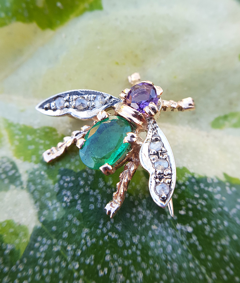 Fly brooch on sale