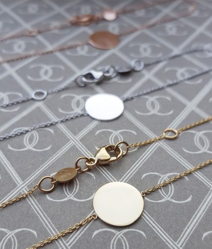 Gold Disc Bracelet main image 0