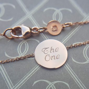 Gold Disc Bracelet