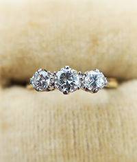 Three Stone Diamond Rings