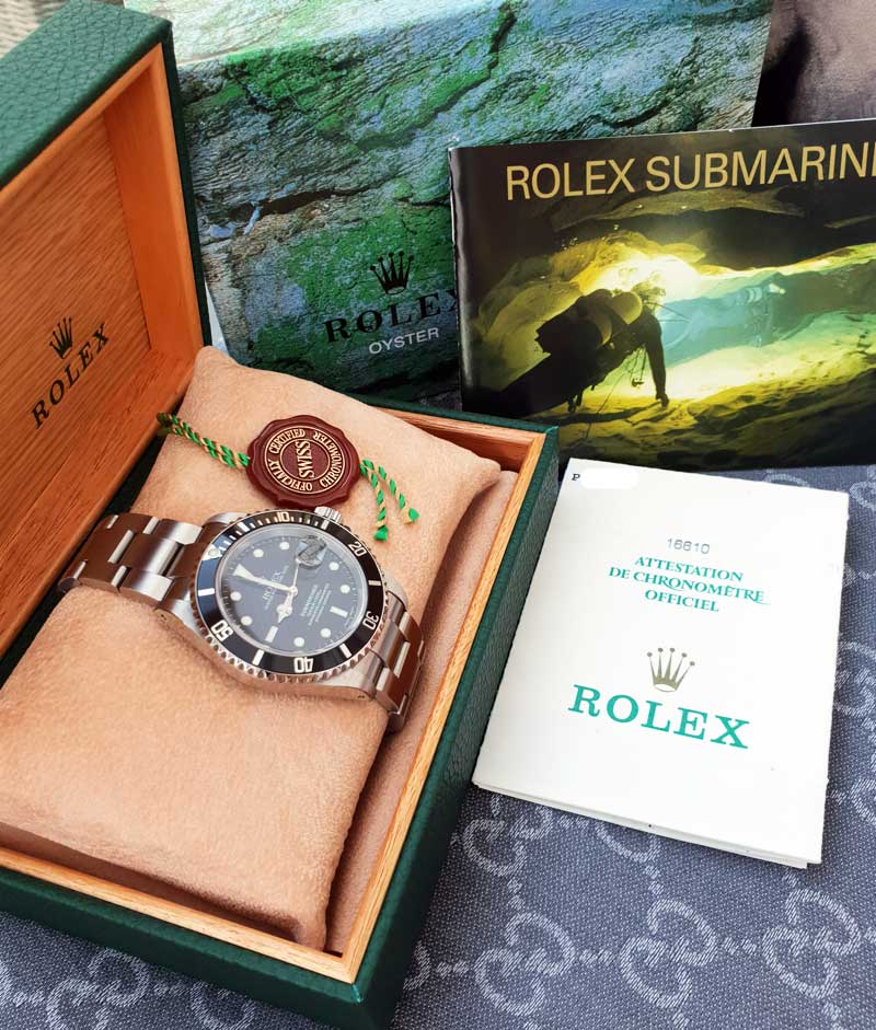 used rolex with papers