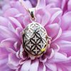 9ct Yellow Gold Openwork Oval Locket Necklace