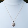 9ct Yellow Gold Openwork Oval Locket Necklace