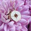 9ct Yellow Gold Compass Pendant Necklace