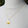 9ct Yellow Gold Compass Pendant Necklace
