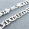 Sterling silver heavy anchor chain for men