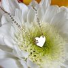 Mini heart necklace with a sparkling charm