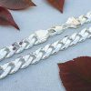 Sterling silve rheavy 1.2cm wide curb chain