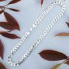 Sterling silve rheavy 1.2cm wide curb chain