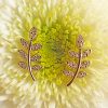 Delicate 9ct Yellow Gold nature inspired Earrings