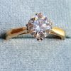 Vintage Diamond engagement ring 1ct