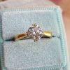 Vintage Diamond engagement ring 1ct