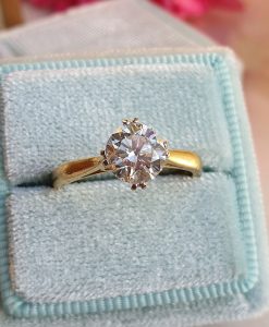 Vintage Diamond engagement ring 1ct