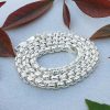 sterling silver rolo links necklace