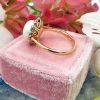 Elegant 14ct Yellow Gold Diamond and Freshwater Pearl Cocktail Dress Ring
