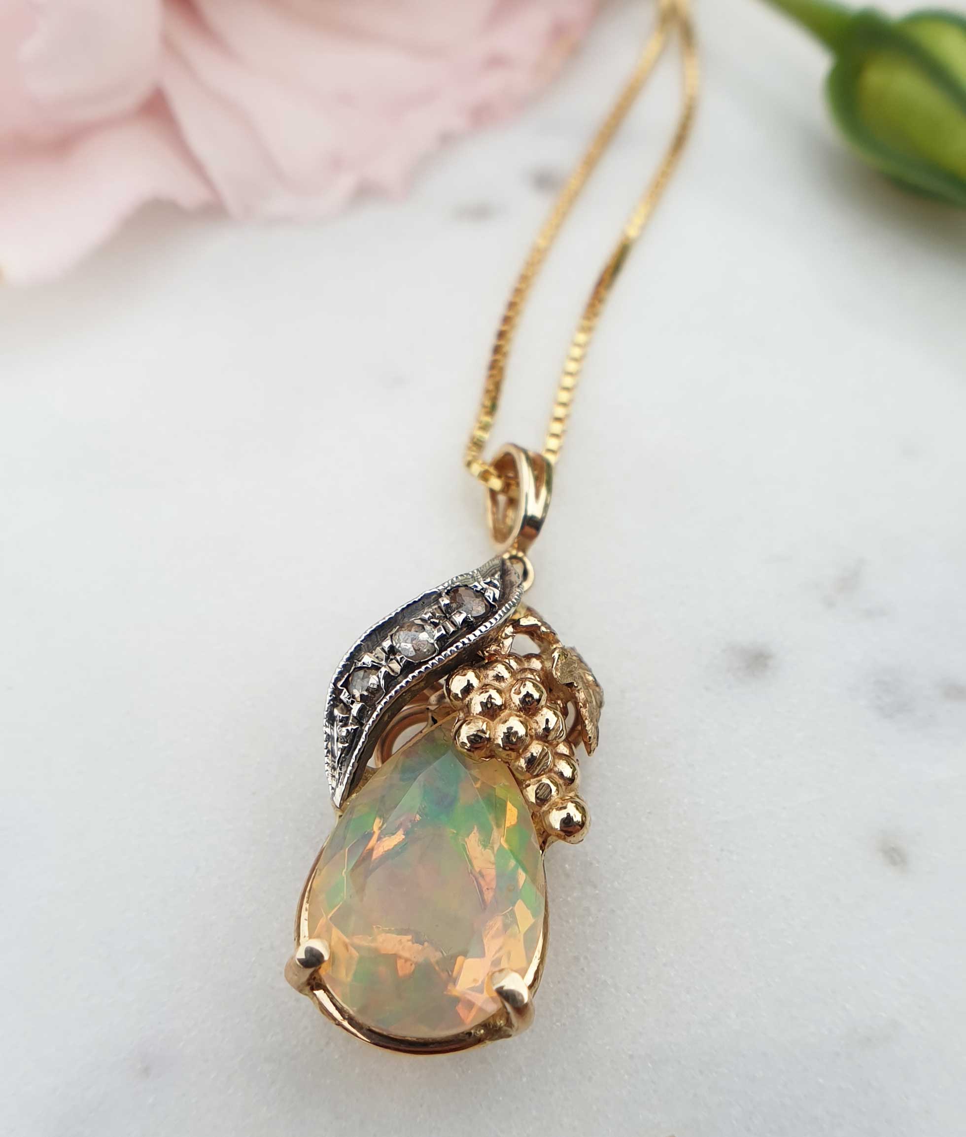Opal and gold jewelry sale