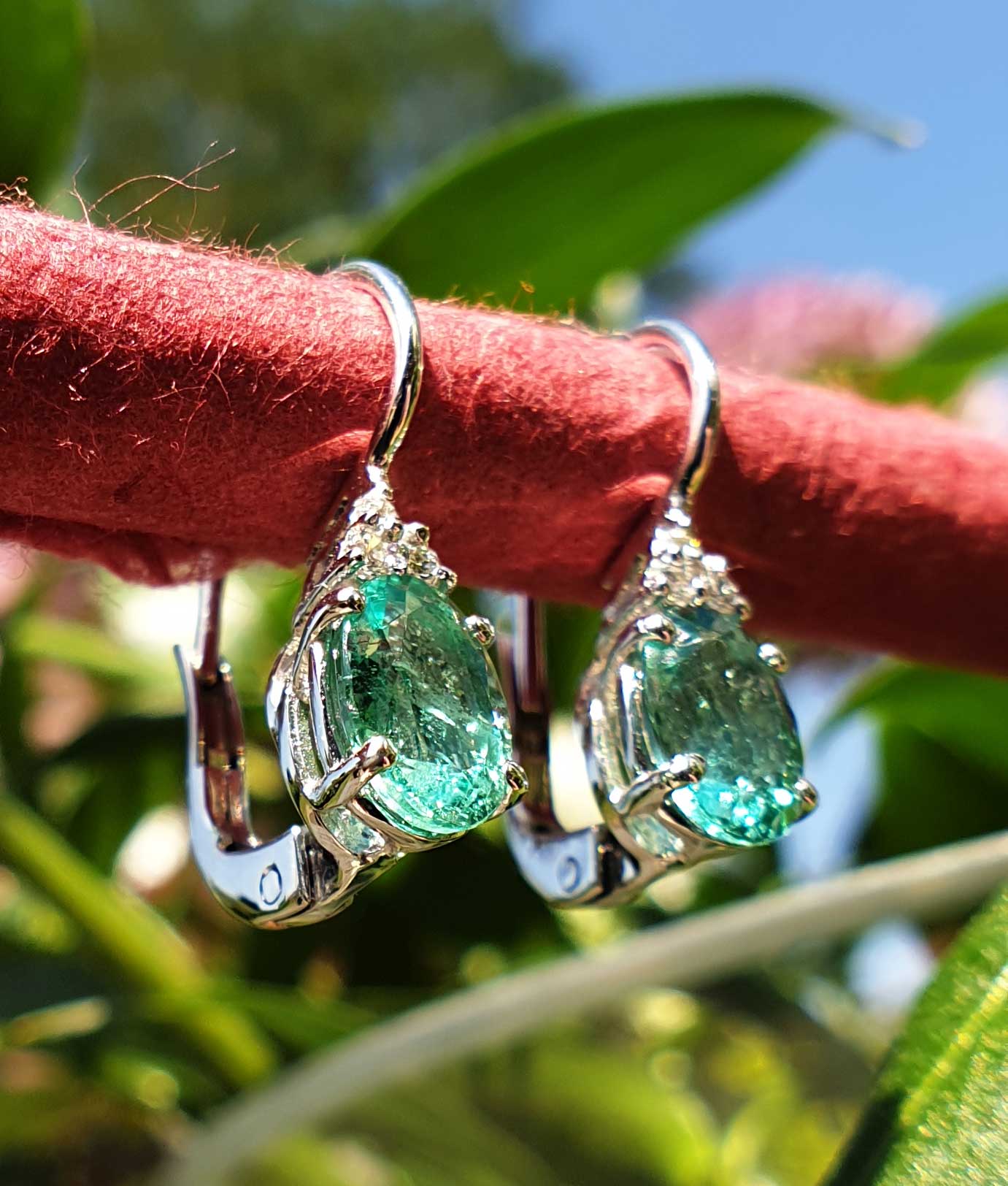 Green Beryl Earrings 2025
