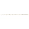 Delicate sparkling CZ double row bracelet 7.5 inches