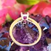 Natural 1.80cts Pink Sapphire & Diamonds Platinum Engagement Anniversary Ring